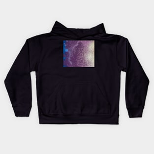 Silver and Purple Kids Hoodie